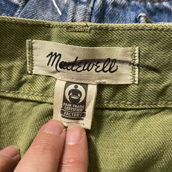 Madewell NWT Baggy Straight Jeans: Garment-Dyed Edition Size 27 High Rise - Picture 8 of 10